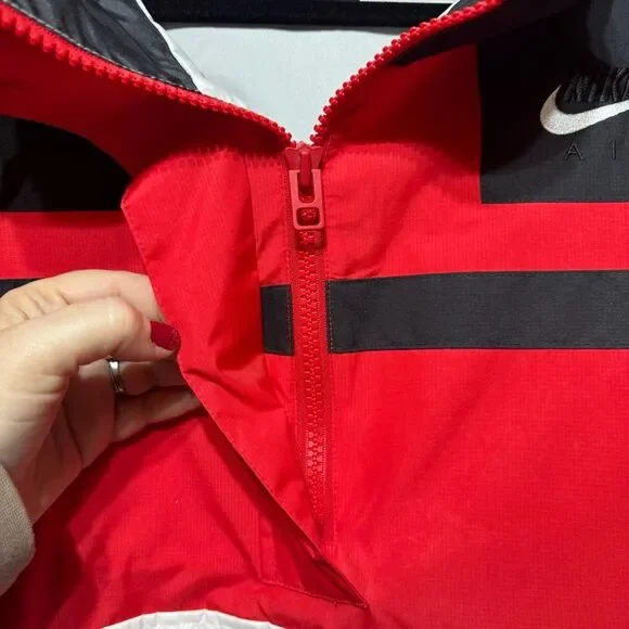 Nike Air- Colorblock Hooded Pullover Windbreaker- Sz. M - Picture 9 of 12